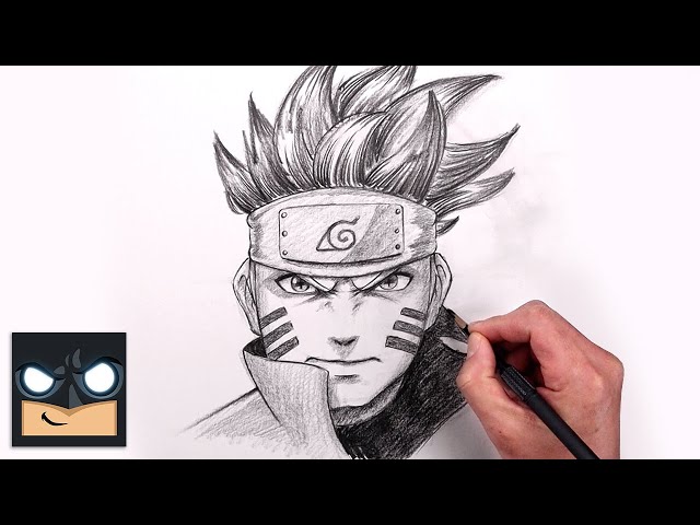 Cartooning Club on X: Starting our Thursday morning with a sketch drawing  of Naruto Kurama Mode. Full sketch tutorial (Step by Step) here  👉 via @ #NARUTO #sketch #art   / X