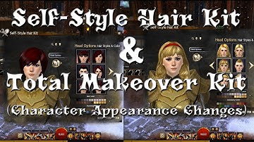 Guild Wars 2 - Self-Style Hair Kit & Total Makeover Kit (Appearance Changes!)