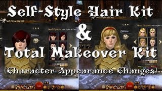 Guild Wars 2 - Self-Style Hair Kit & Total Makeover Kit (Appearance Changes!)