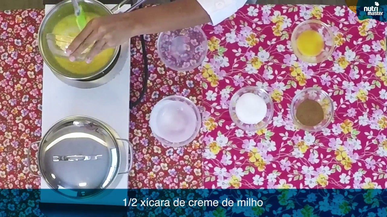 CANJICA DE MILHO SEM LACTOSE E SEM AÇÚCAR - RECEITA NUTRIMASTER