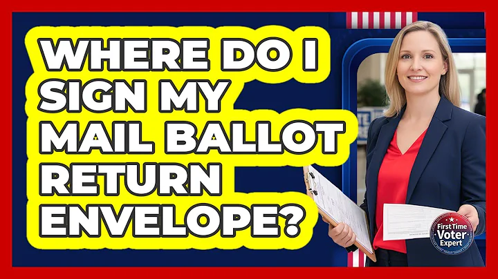 Where Do I Sign My Mail Ballot Return Envelope?