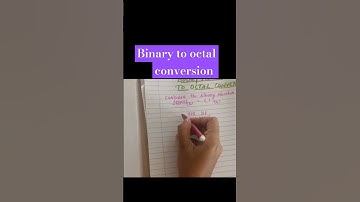 Binary to octal conversion| data representation| #math #viralvideo #mathtrick #data #youtubeshorts
