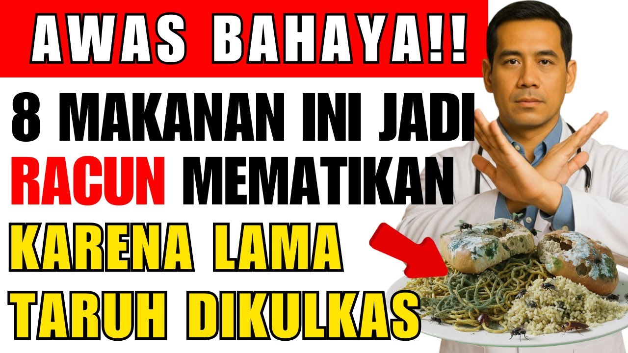 DOKTER BONGKAR‼️8 MAKANAN INI JADI RACUN JIKA DITARUH KULKAS TERLALU LAMA‼️