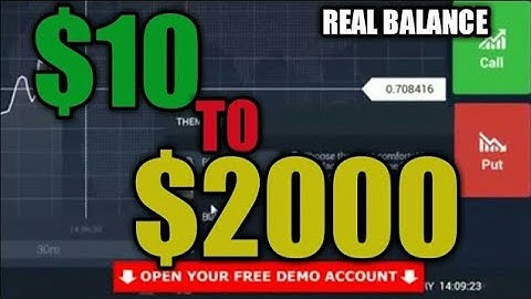 Binary Options: $10 to $2000 In 10 Minutes | IQ Option