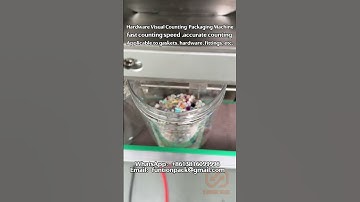 How to count the pieces of hardware parts? #counting #factory #machine #packaging#hardware
