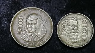 PRECIO DE ESTAS MONEDAS ANTIGUAS $$$$$$$