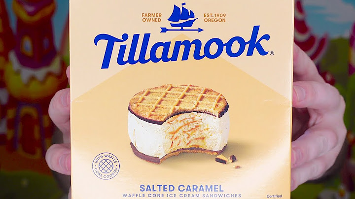 Tillamook ice cream salted caramel toffee