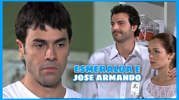 💚Esmeralda e José Armando se beijam. #novelasantigassbt