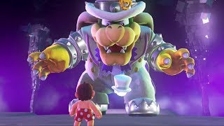 Super Mario Odyssey - Bowser Reacts to All Mario Costumes