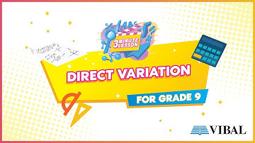 [3-MINUTE LESSON] Math: Direct Variation