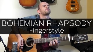 Bohemian Rhapsody (Queen) - Acoustic Guitar Solo Cover Fingerstyle chords