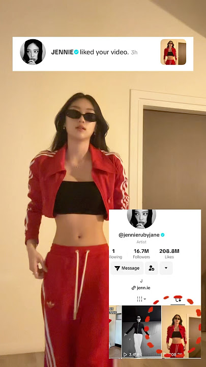 Jennie reposted and liked my video on TikTok 😭🔥#jennie #kpop #dance #tiktok