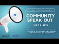 Campaign for Children Community Speak Out Event Recording