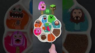 Minecraft VS My Singing Monsters | Sprunki OC Colour Mixing #satisfying #art #colors #colourmixing