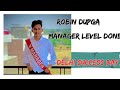 Robin dupga manager level done in the age of 19 year  delhi success day recognised