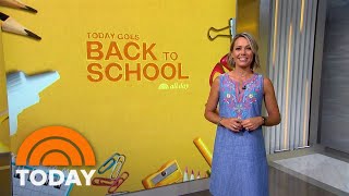 Back-To-School Tips For The New School Year | TODAY All Day Back-to-School Bootcamp