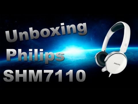 Unboxing наушников Philips SHM7110
