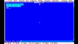 How to write a simple Program Using Turbo C  