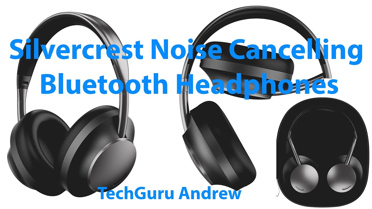 Silvercrest Noise Cancelling Bluetooth Headphones SBKL 40 C3 - YouTube