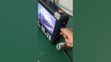 For 40mm Self leveling camera,how to adjust the led brightness whe it works with 8inch control box?