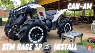 Can Am Renegade gets STM Primary Clutch! | Rage 3P | Can Arm Weight Adjustment