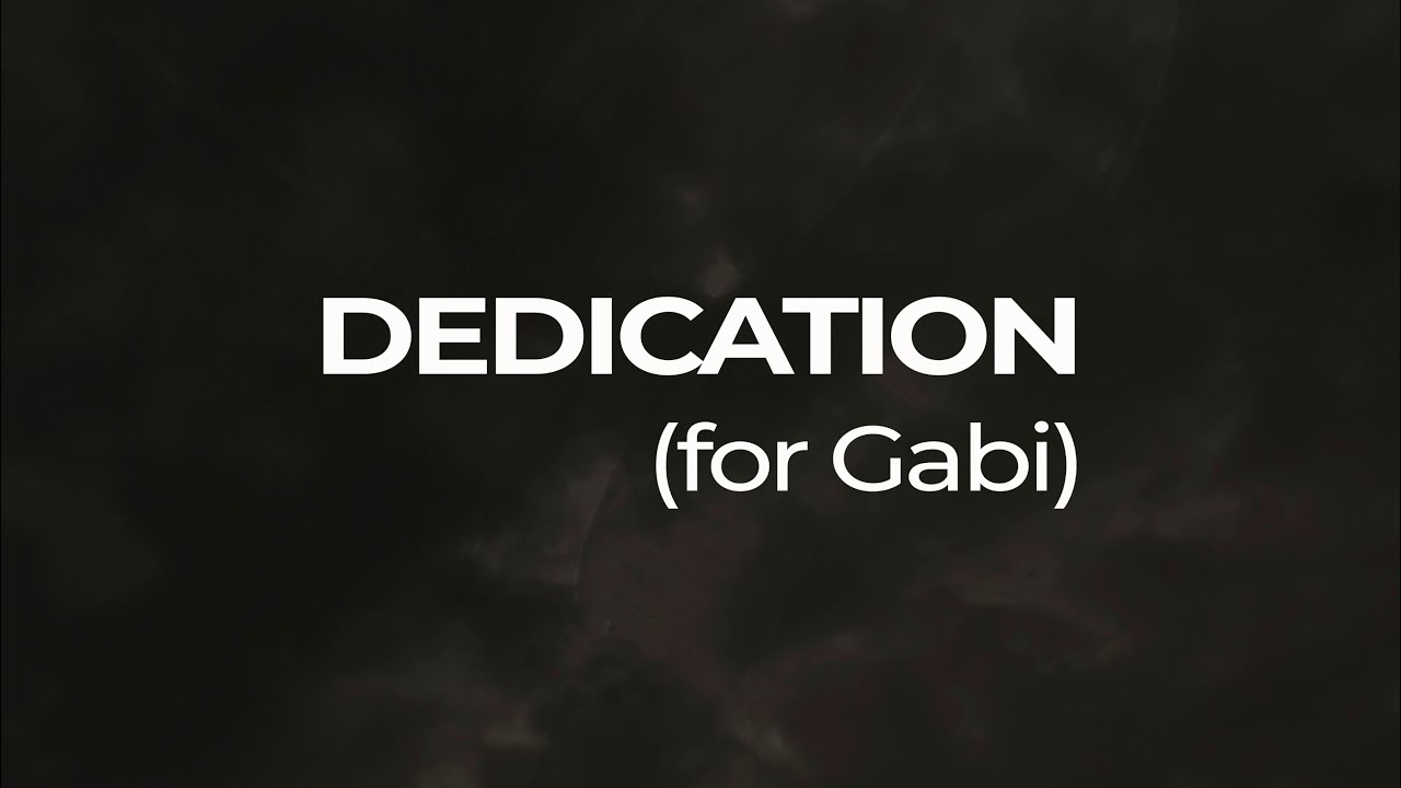 Nick Marks - Dedication (for Gabi)