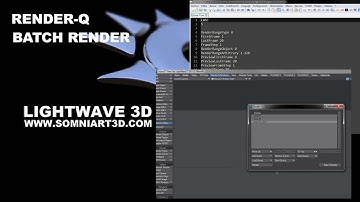 RENDER Q - ERROR AL CARGAR VARIAS ESCENAS A LA VEZ- BATCH RENDER