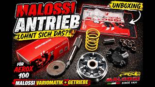 Malossi Antrieb für Aerox 100 ausgepackt! 🔥 Variator + Getriebe (5111380 / 6711486) Lohnt sich das?