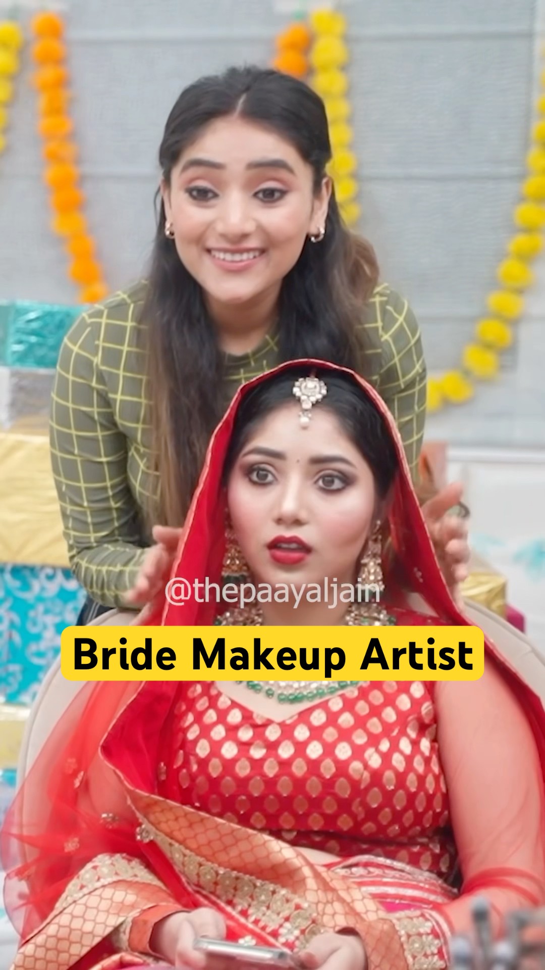 That Makeup Artist | Bridal Makeup | Indian Wedding and Dulhan Drama #Shorts
