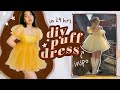 thrift flip: ✨PUFF DRESS of my DREAMS☁️ - in 24 hours | JENerationDIY
