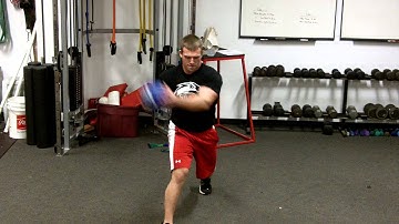 Diagonal Chop Split Stance
