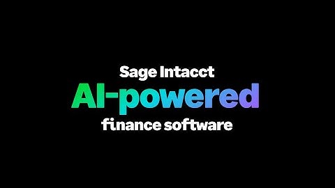 Introducing Sage Intacct