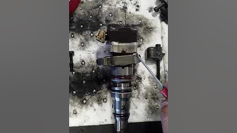 Injector installation tip. 3126 cat engine, injector sleeve, step by step, Part 7