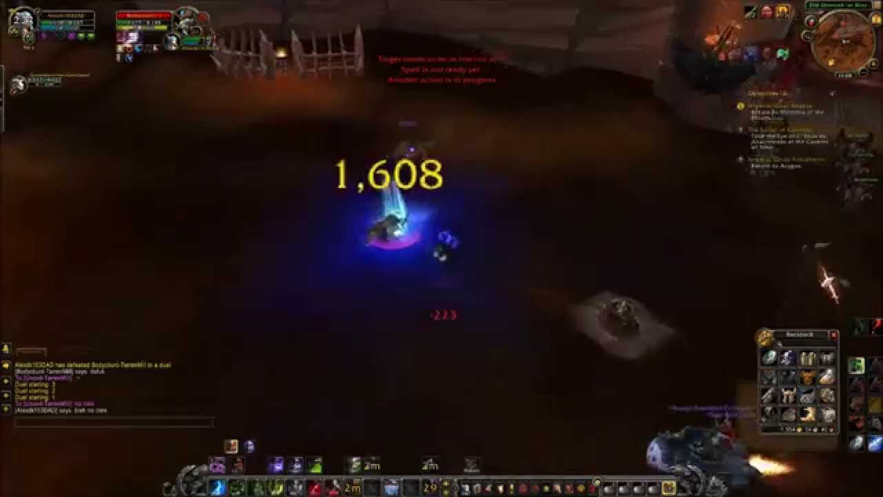 lvl 60 Frost dk Twink PVP Duels MoP 5.4.7