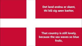 Video thumbnail of "Anthem of Denmark - Danmarks Nationalsang (DK/EN lyrics)"