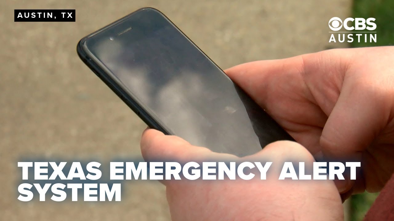 Texas statewide emergency alert drill to occur Thursday - YouTube
