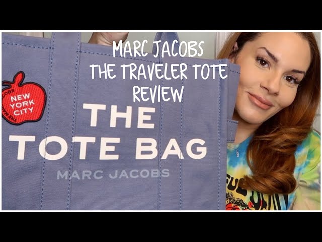 DESIGNER UNBOXING: MARC JACOBS SMALL THE TRAVELER TOTE + MARC JACOBS THE LETTER  PATCH REVIEW 