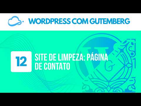 Cleaning Website: Contact Page | Website Creation with WordPress and Gutenberg