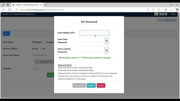 PASSWORD RESET IN UUCMS #rcub #asp #blde #uucms