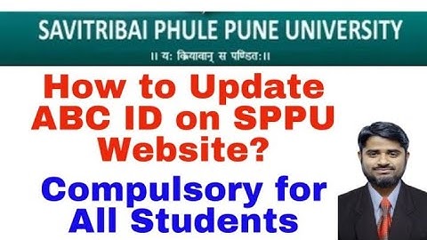 #How to Update ABC ID in SPPU Exam Form?|How to Generate ABC ID & its Benefits?|SPPU updates| Salim