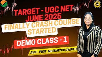 DEMO CLASS || UGC NET CRASH COURSE || JUNE 2025 || PHYSICAL EDUCATION || BY MEENAKSHI MAM