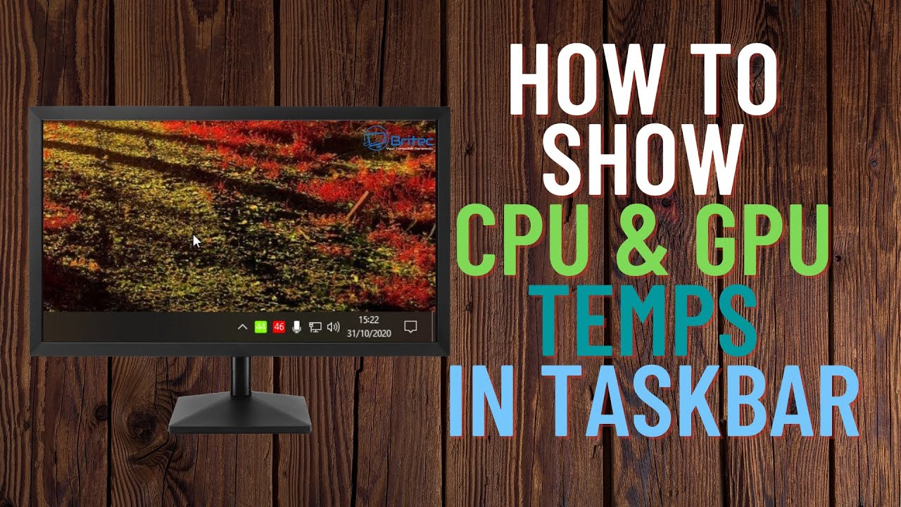 How To Monitor Cpu And Gpu Temperatures On Windows 10