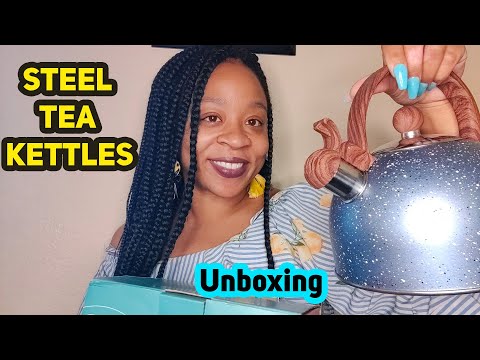 Tea Kettle 2.3 Quart 2.5 Liter BELANKO Stainless Steel Tea Kettles , Food Grade Stovetops Unboxing