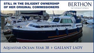 Aquastar Ocean Star 38 (GALLANT LADY), with Hugh Rayner  Yacht for Sale  Berthon Int.