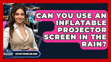 Can You Use An Inflatable Projector Screen In The Rain? - NextGen Viewing and Audio
