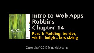 Intro to Web Apps Robbins Chapter 14 part 1