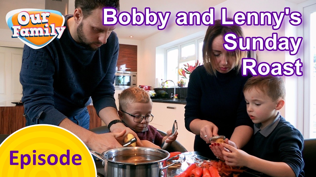 Bobby and Lenny’s Sunday Roast | Our Family FULL EPISODES | CBEEBIES