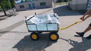 Vevor 1400 lb capacity cart turned into mini pool