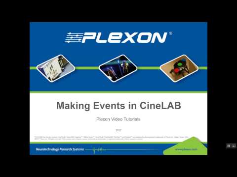 Making Events in Cine LAB