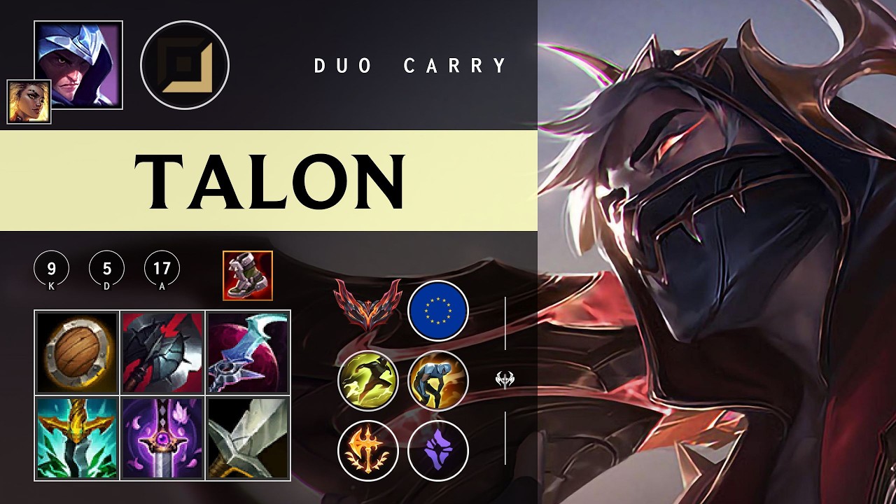 Talon ADC vs Draven - EUW Grandmaster Patch 26.04